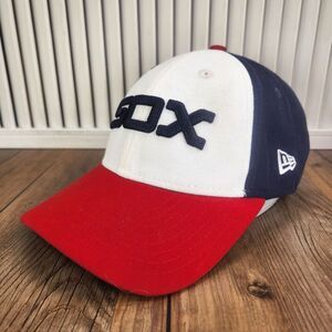 Chicago White Sox New Era 9forty Strapback Hat Cap Red White Blue MLB Retro 940